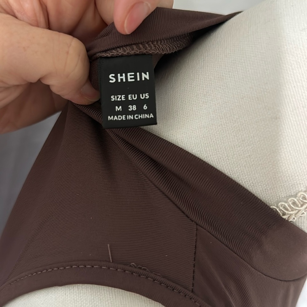 Women’s SHEIN Maternity Bodycon Dress and Matching Crop Top Size M - Picture 4 of 12